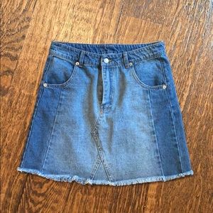 Jean skirt